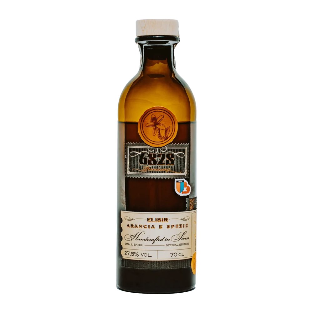 6828 PREMIUM ELISIR ARANCIA E SPEZIE 70 cl – Liquore con arance e spezie